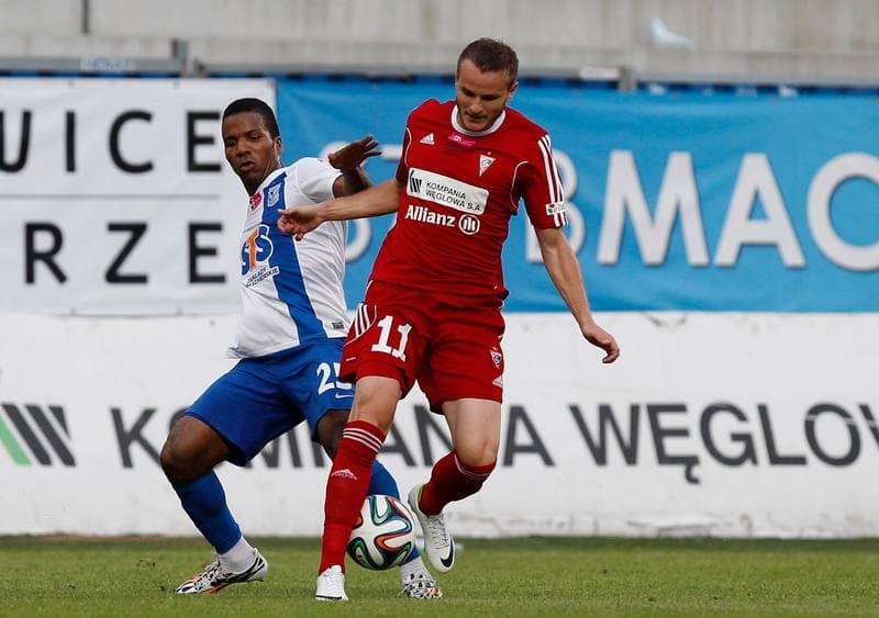 Football. T-Mobile Ekstraklasa. Gornik Zabrze - Lech Poznan. 21.07.2014