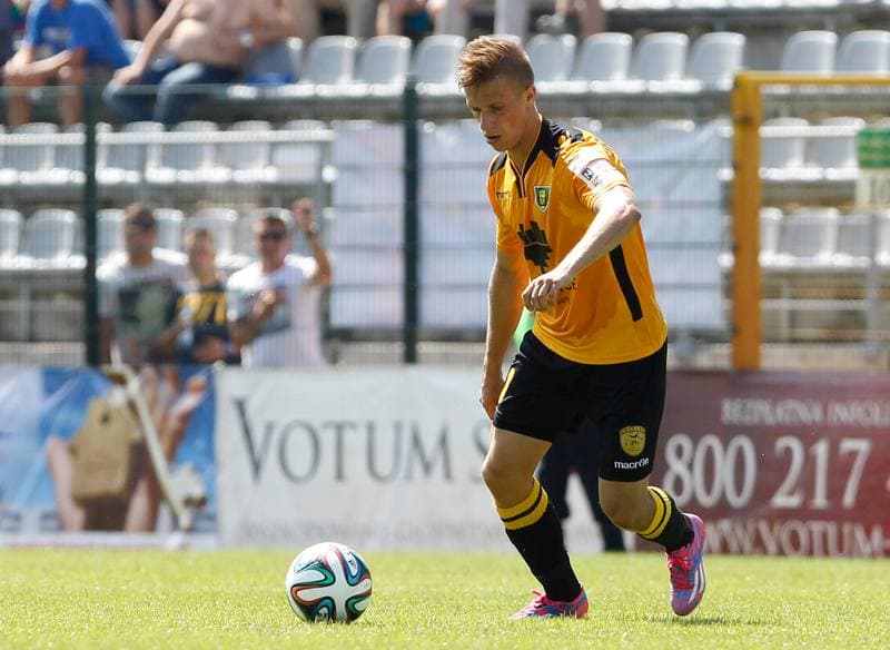 Football. I Liga. Miedz Legnica - GKS Katowice. 10.08.2014