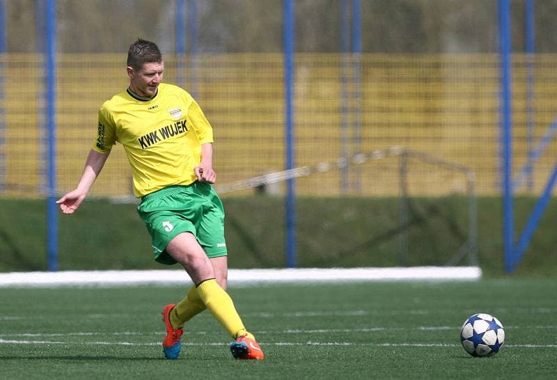 Football. Liga Okregowa. Rozwoj II Katowice - Gornik MK Katowice. 12.04.2015