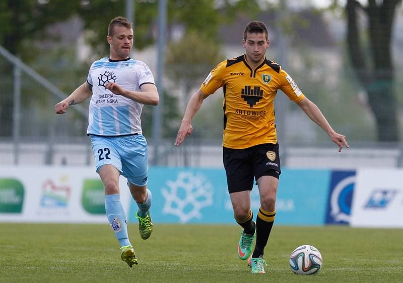 Football. I Liga. Stomil Olsztyn - GKS Katowice. 17.05.2015