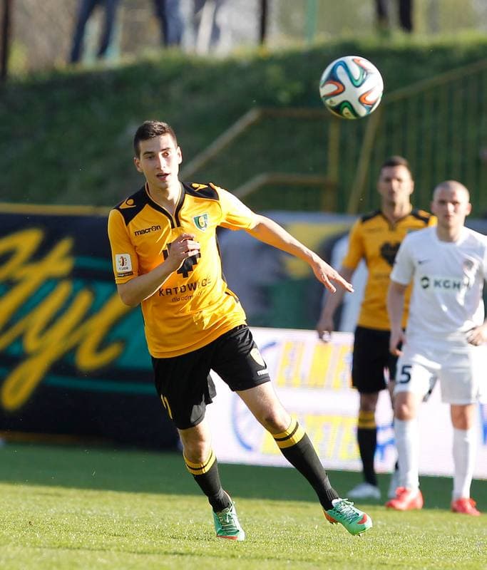 Football. I Liga. GKS Katowice - Zaglebie Lubin. 25.04.2015