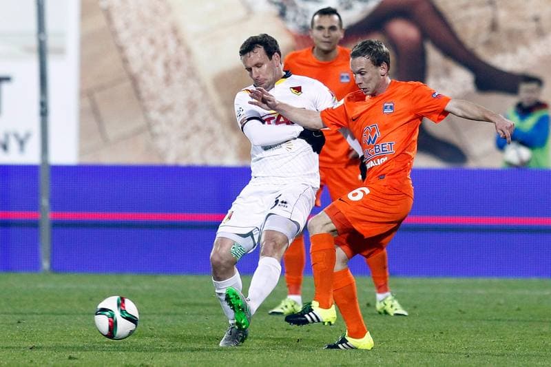 Football. PKO BP Ekstraklasa. Termalica Bruk-Bet Nieciecza - Jagiellonia Bialystok. 16.12.2015