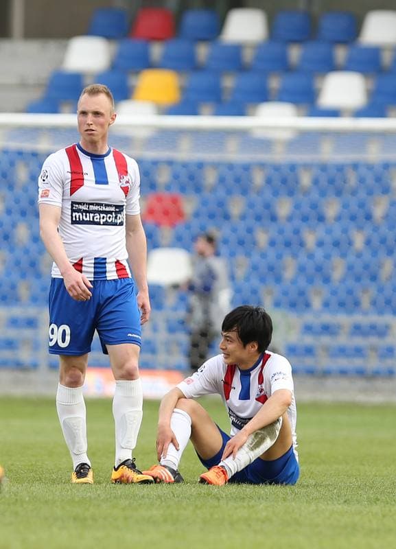Football. Ekstraklasa. Podbeskidzie Bielsko-Biala - Termalica Bruk-Bet Nieciecza. 17.04.2016