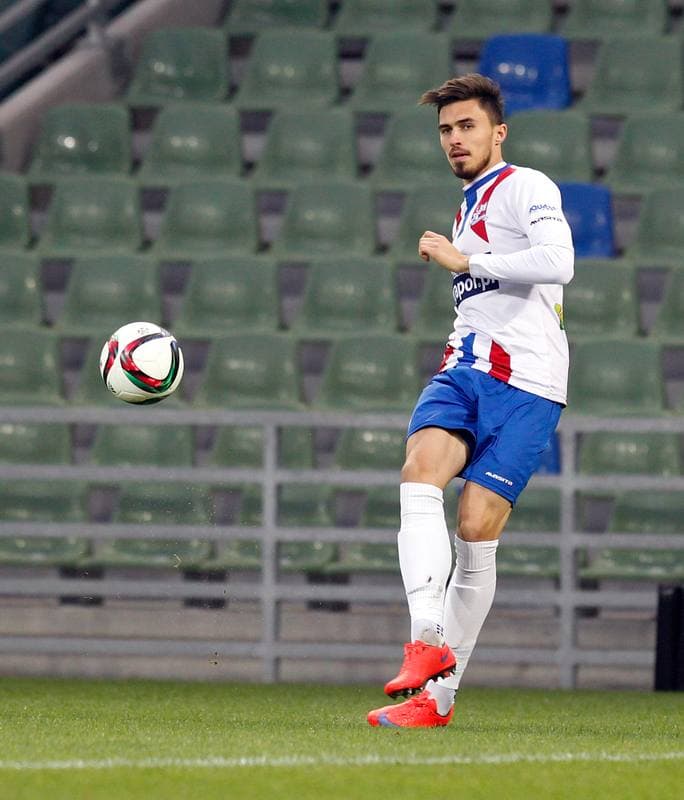Football. PKO BP Ekstraklasa. Podbeskidzie Bielsko Biala - Zaglebie Lubin. 22.11.2015