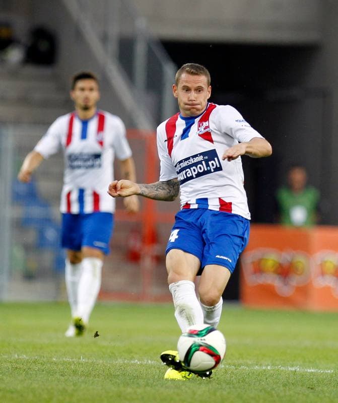 Football. PKO BP Ekstraklasa. Podbeskidzie Bielsko Biala - Lechia Gdansk. 28.08.2015