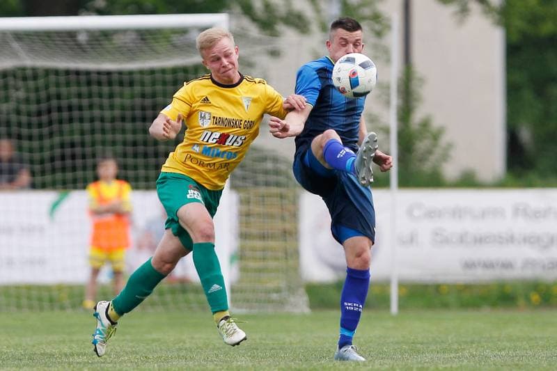 Football. III Liga. Gwarek Tarnowskie Gory - Skra Czestochowa. 01.05.2018