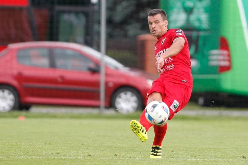 Football. Sparing. Zaglebie Sosnowiec - Karpaty Lwow. 01.07.2017