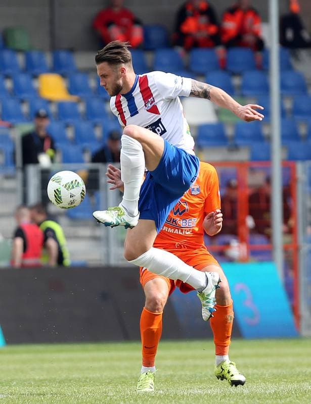 Football. Ekstraklasa. Podbeskidzie Bielsko-Biala - Termalica Bruk-Bet Nieciecza. 17.04.2016