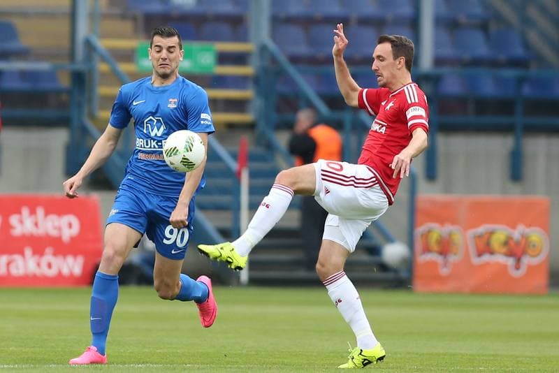 Football. Ekstraklasa. Wisla Krakow - Termalica Bruk-Bet Nieciecza. 25.04.2016