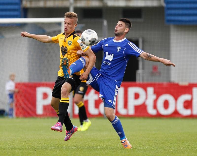 Football. I Liga. Wisla Plock - GKS Katowice. 29.08.2014