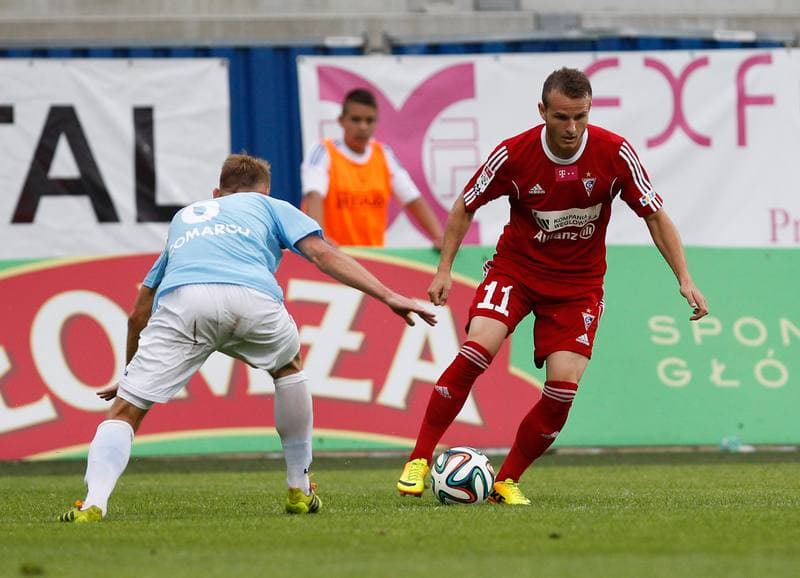Football. T-Mobile Ekstraklasa. Gornik Zabrze - Cracovia Krakow. 21.07.2014