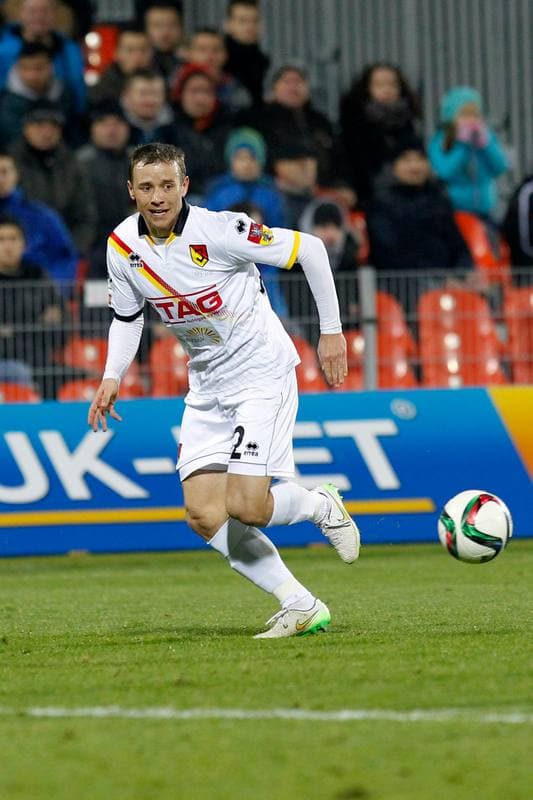 Football. PKO BP Ekstraklasa. Termalica Bruk-Bet Nieciecza - Jagiellonia Bialystok. 16.12.2015
