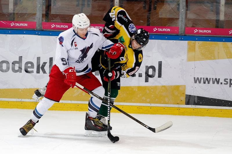 Ice Hockey. Polska Hokej Liga. SMS PZHL Katowice - JKH GKS Jastrzebie. 31.10.2017