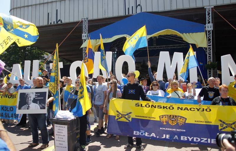 March of the Silesian Autonomy Movement. Katowice. 11.07.2015