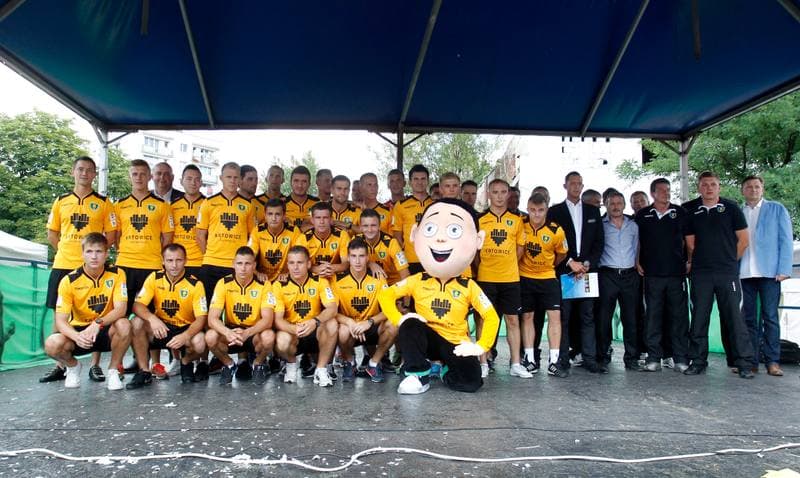Football. GKS Katowice. Presentation. 26.07.2014