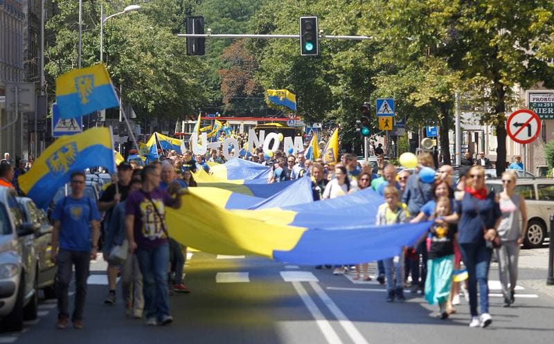 March of the Silesian Autonomy Movement. Katowice. 11.07.2015
