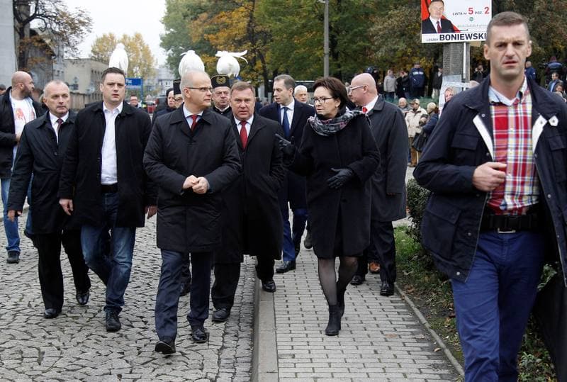 Prime Minister Ewa Kopacz. Visit to KWK Wujek. 22.10.2015