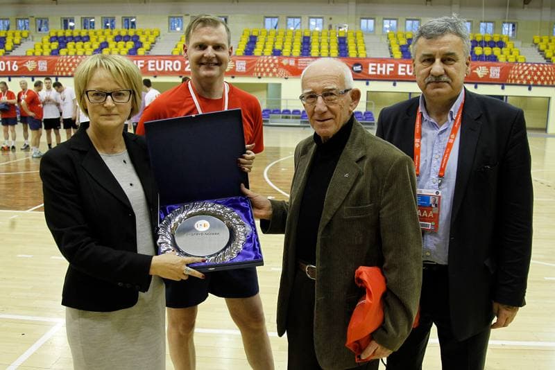 Handball. Promotion of European Handball Championship. 12.01.2016
