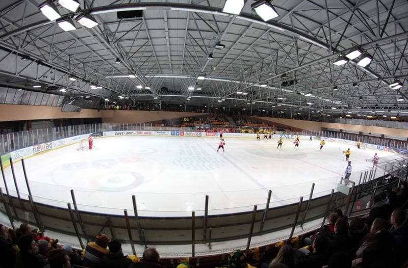 Ice Hockey. Polska Liga Hokeja na Lodzie. HC GKS Katowice - Comarch Cracovia Krakow. 02.10.2012