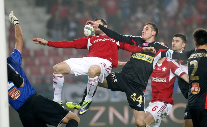Football. T-Mobile Ekstraklasa. Wisla Krakow - Korona Kielce. 22.11.2013