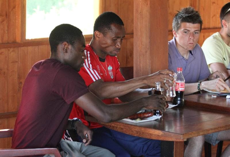 Football. Odra Wodzislaw. Players Meeting. 30.05.2011