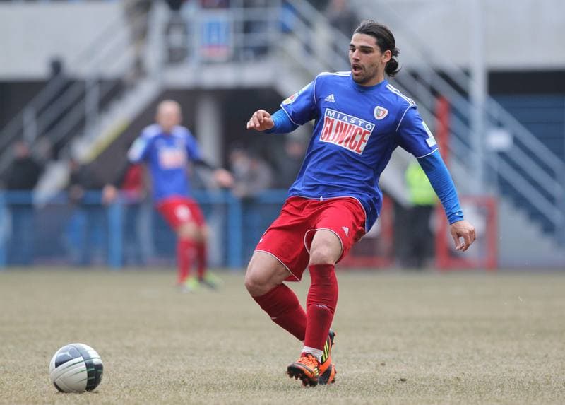 Football. Sparing. Piast Gliwice - Kolejarz Stroze. 10.03.2012