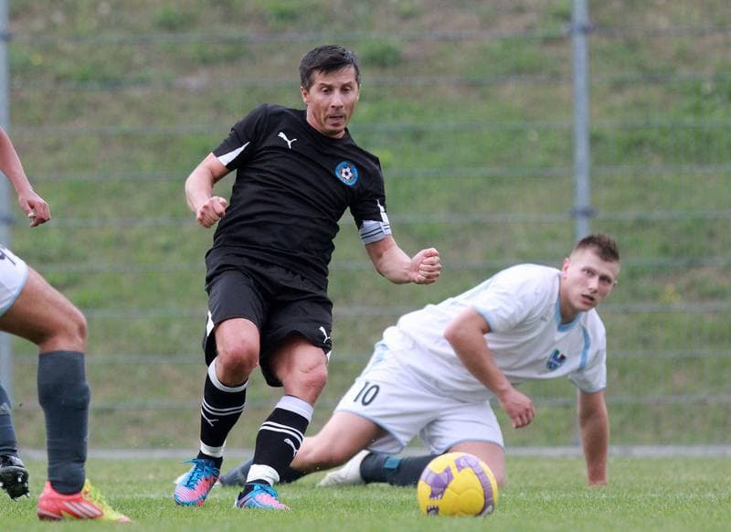 Football. Polish Cup. Naprzod Lipiny - Reprezentacja Slaskich Oldboyow. 22.08.2014