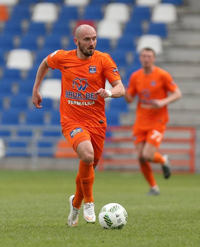 Football. Ekstraklasa. Podbeskidzie Bielsko-Biala - Termalica Bruk-Bet Nieciecza. 17.04.2016