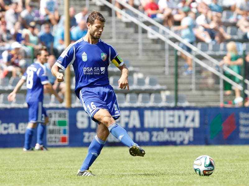 Football. I Liga. Miedz Legnica - GKS Katowice. 10.08.2014