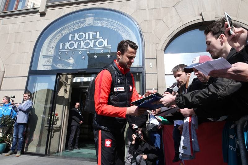 Football. Poland national team. Arrival. 25.03.2018