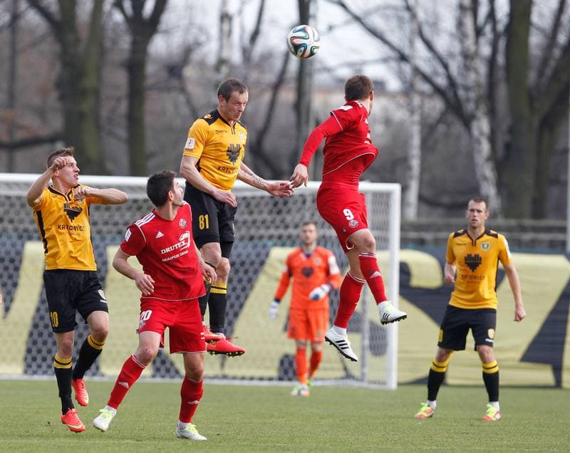 Football. I Liga. GKS Katowice - Bytovia Bytow. 11.04.2015