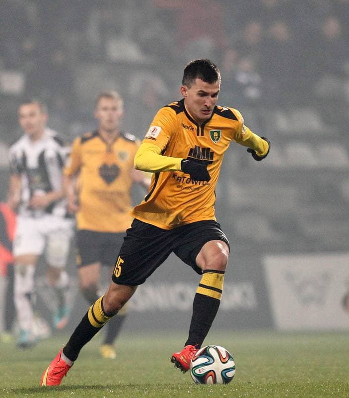 Football. I Liga. Sandecja Nowy Sacz - GKS Katowice. 31.10.2014