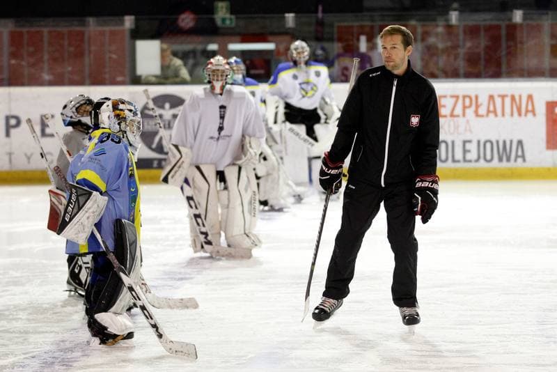 Ice Hockey. Poland national team. Training. 30.09.2018