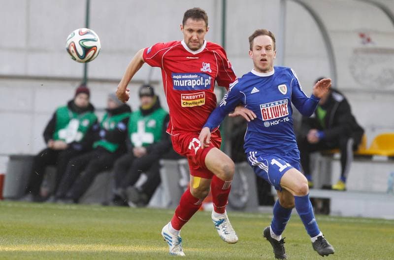 Football. Polish Cup. Podbeskidzie Bielsko Biala - Piast Gliwice. 19.03.2015