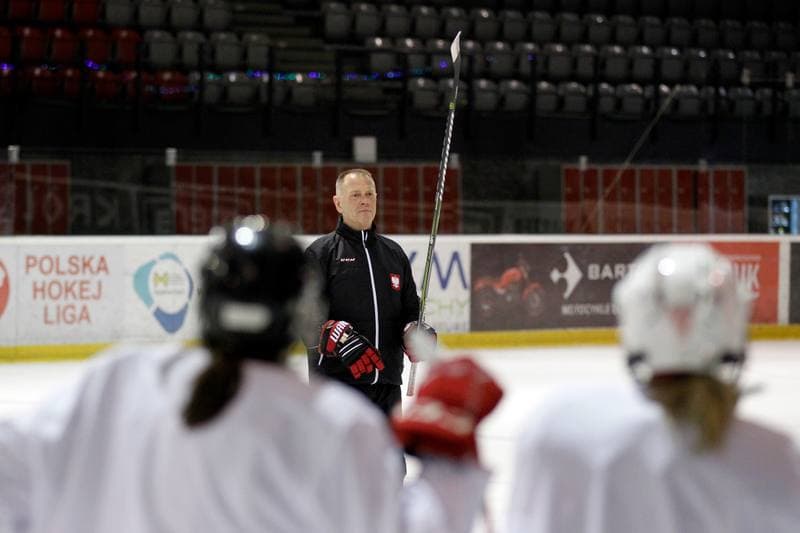 Ice Hockey. Poland national team. Training. 28.12.2018