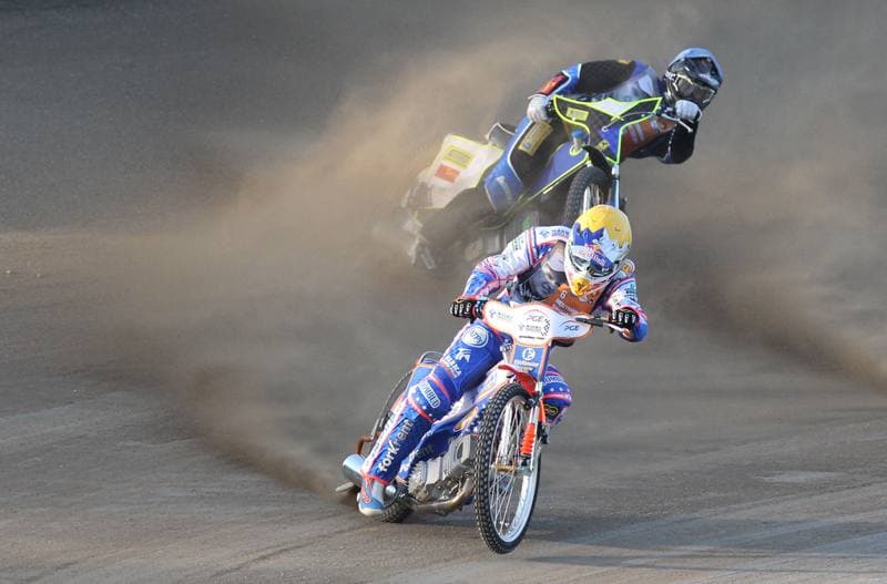 Speedway. VI Miedzynarodowy Turniej Pamieci Lukasza Romanka. Niels Kristian Iversen - Andreas Jonsson - Tomasz Gollob. 05.05.2012