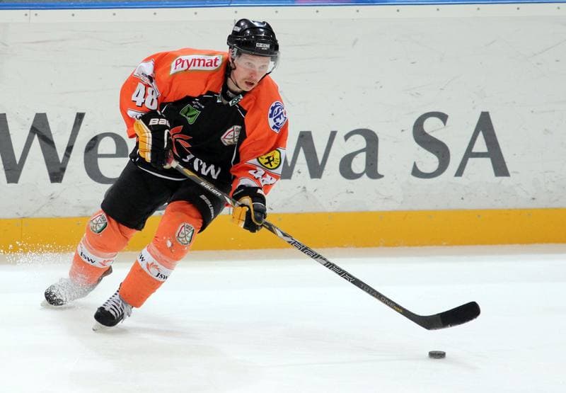 Ice Hockey. Polska Liga Hokejowa. JKH GKS Jastrzebie - Comarch Cracovia Krakow. 29.03.2013