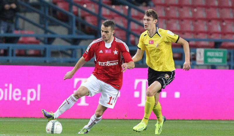 Football. T-Mobile Ekstraklasa. Wisla Krakow - Widzew Lodz. 29.10.2013