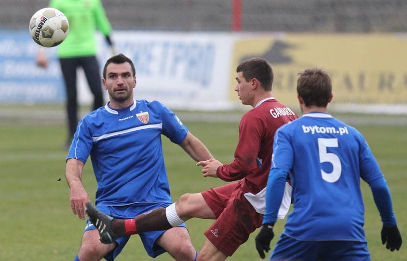 Football. Friendly Match. Polonia Bytom - Garbarnia Krakow. 27.11.2013