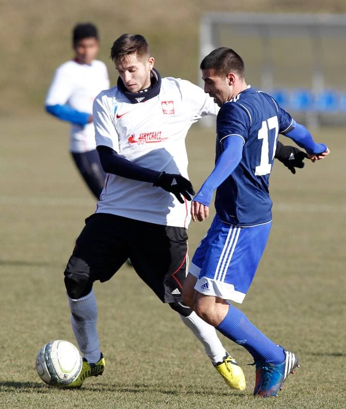 Football. Piast Gliwice. LZS Piotrowka. 10.02.2014