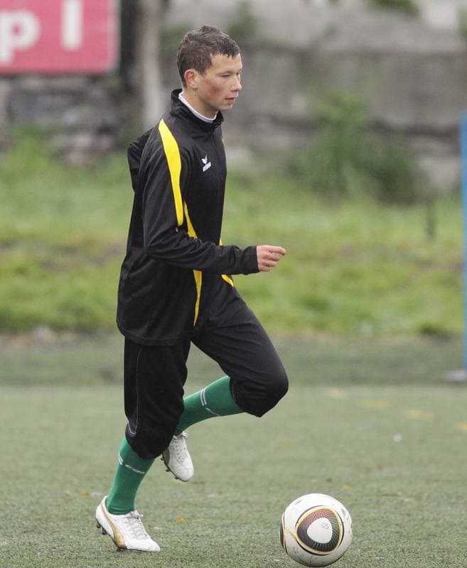 Football. Ruch Radzionkow. Training. 30.09.2010