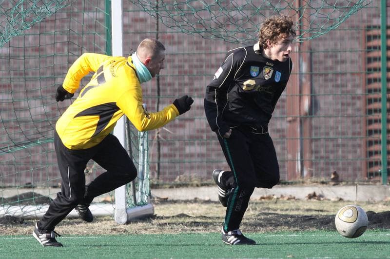 Football. Sparing. GKS Katowice - Ruch Radzionkow. 09.02.2011