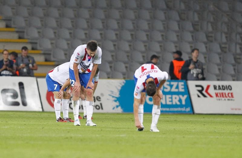 Football. T-Mobile Ekstraklasa. Korona Kielce - Podbeskidzie Bielsko Biala. 15.09.2014