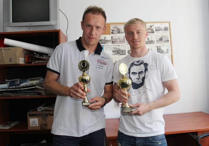 Football. Slaski Pilkarz Faktu. Michal Zichlarz - Mariusz Magiera. 31.05.2011