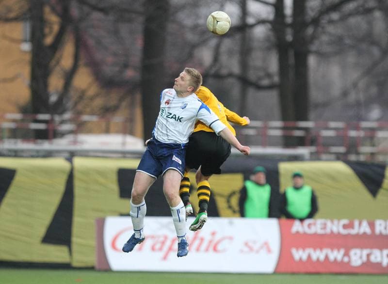 Football. I Liga. GKS Katowice - MKS Kluczbork. 10.04.2011