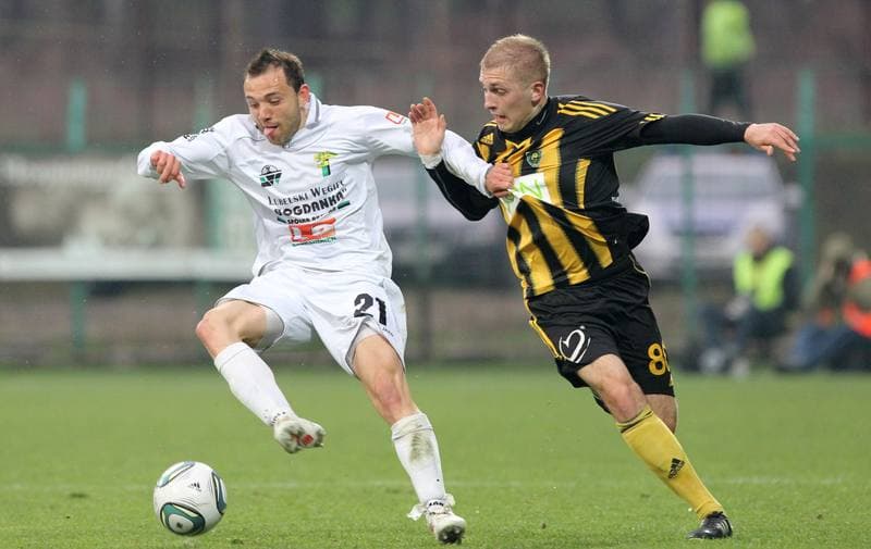 Football. I liga. GKS Katowice - Bogdanka Leczna. 30.03.2013