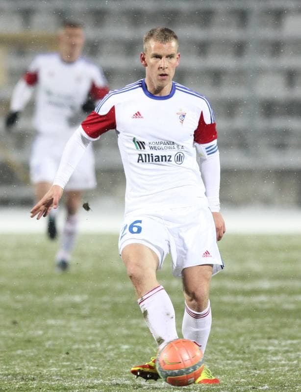 Football. Sparing. Zaglebie Sosnowiec - Gornik Zabrze. 21.02.2013