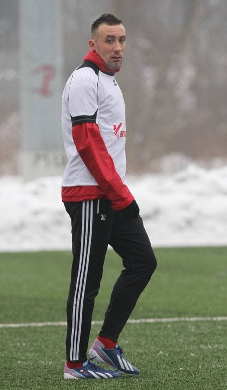 Football. Sparing. Gornik II Zabrze - LZS Piotrowka. 23.02.2013