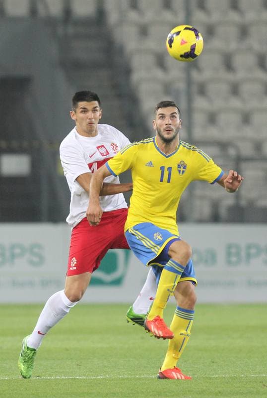 Football. European Youth Championship Qualifiers. Poland U21 - Sweden U21. 12.10.2013