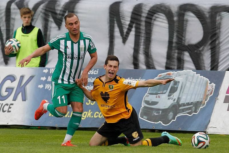 Football. I Liga. GKS Katowice - Olimpia Grudziadz. 10.05.2015
